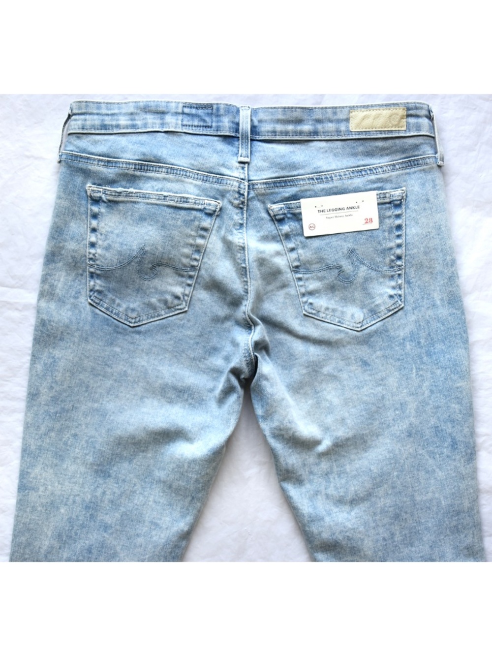 AG ADRIANO GOLDSCHMIED NWT LEGGING ANKLE SKINNY CHARMING JEAN. SIZE 28 - Picture 12 of 15